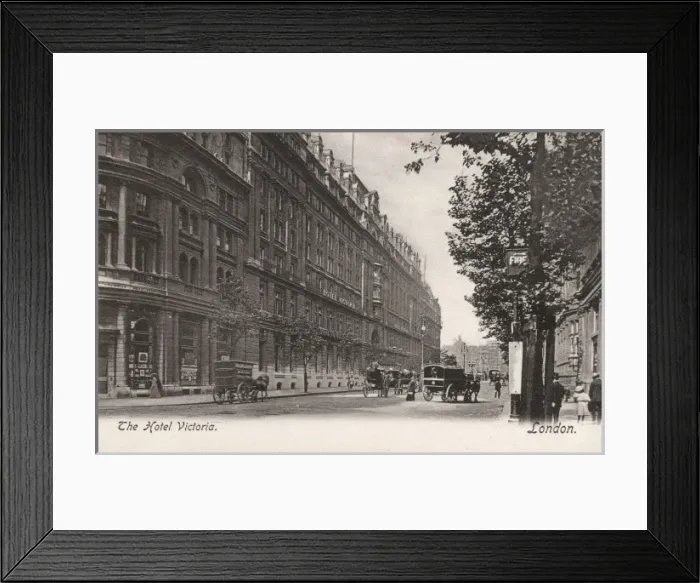 Framed Print : Hotel Victoria, London Framed Print : Hotel Victoria, London
