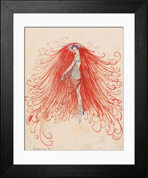 Framed Print : Costume design by Dolly Tree Framed Print : Costume design by Dolly Tree