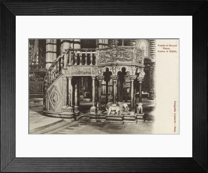 Framed Print : Siena Cathedral, Italy - Interior - Pulpit Framed Print : Siena Cathedral, Italy - Interior - Pulpit