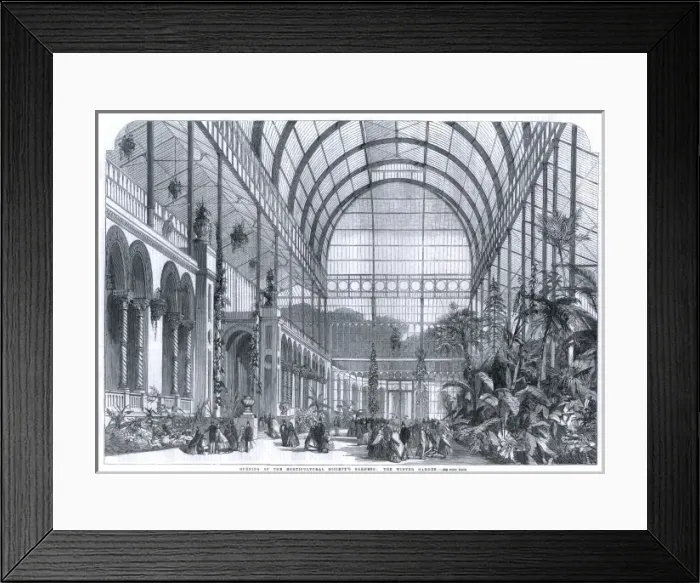 Framed Print : Royal Horticultural Society gardens at South Kensington Framed Print : Royal Horticultural Society gardens at South Kensington