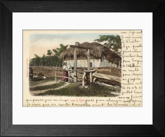 Framed Print : Romanian Woman by a village gate Framed Print : Romanian Woman by a village gate