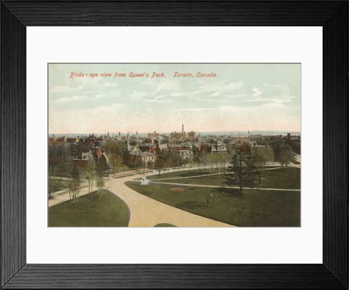 Framed Print : Toronto, Canada - View from Queens Park Framed Print : Toronto, Canada - View from Queens Park