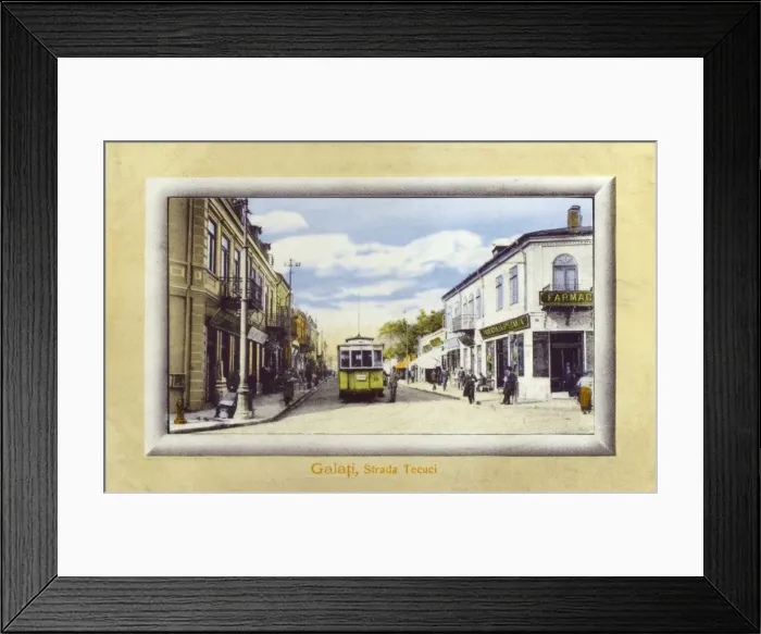 Framed Print : Strada Tecuci, Galati, Romania Framed Print : Strada Tecuci, Galati, Romania
