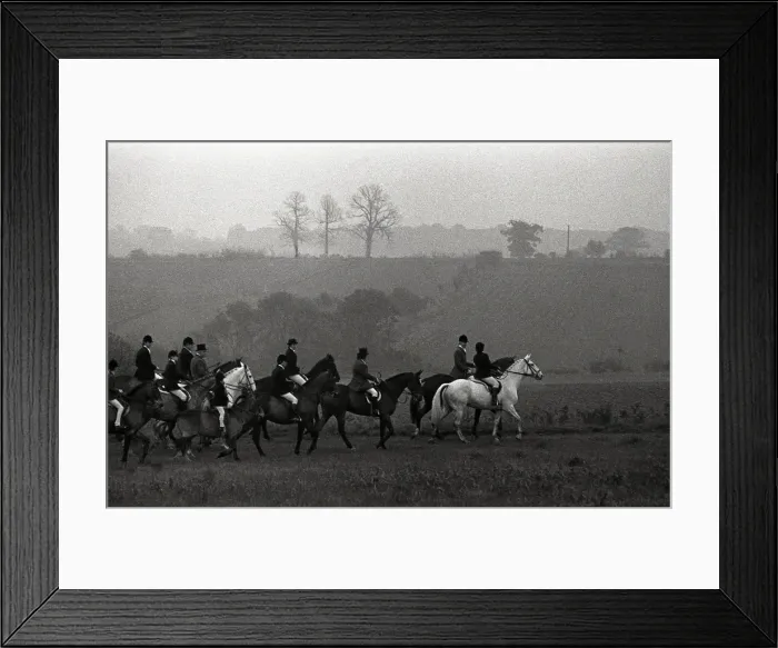 Framed Print : A hunt in Herefordshire Framed Print : A hunt in Herefordshire