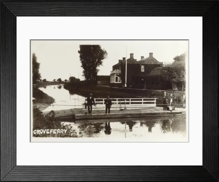 Framed Print : Groveferry, Kent - The Ferry Framed Print : Groveferry, Kent - The Ferry