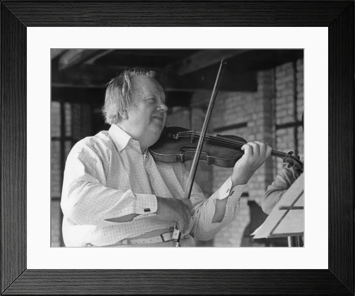 Framed Print : Sandor Vegh, Hungarian-French violinist and conductor Framed Print : Sandor Vegh, Hungarian-French violinist and conductor