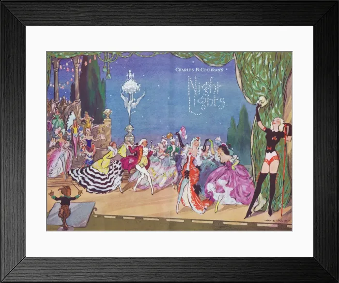 Framed Print : Programme cover for Night Lights at the Trocadero Framed Print : Programme cover for Night Lights at the Trocadero