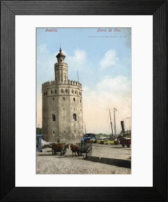 Framed Print : Seville, Spain - Torre de Oro Framed Print : Seville, Spain - Torre de Oro