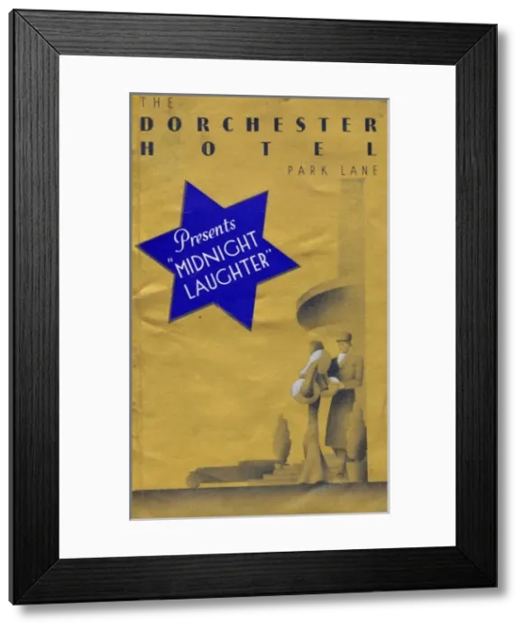 Framed Print : Progamme for Midnight Laughter at The Dorchester Framed Print : Progamme for Midnight Laughter at The Dorchester