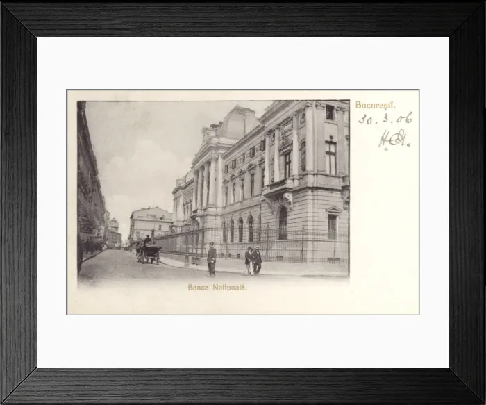 Framed Print : National Bank - Bucharest, Romania Framed Print : National Bank - Bucharest, Romania