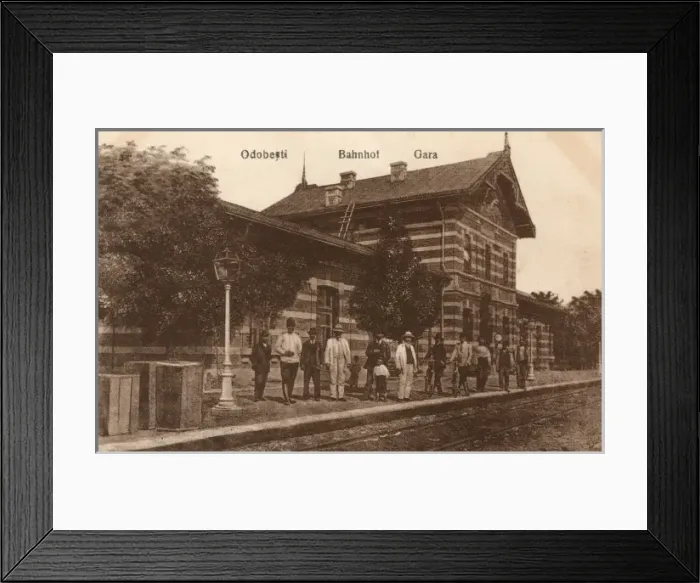 Framed Print : Railway Station at Odobesti Framed Print : Railway Station at Odobesti