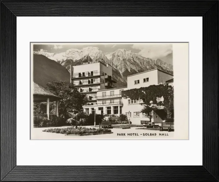 Framed Print : Austria - Park Hotel, Solbad Hall Framed Print : Austria - Park Hotel, Solbad Hall
