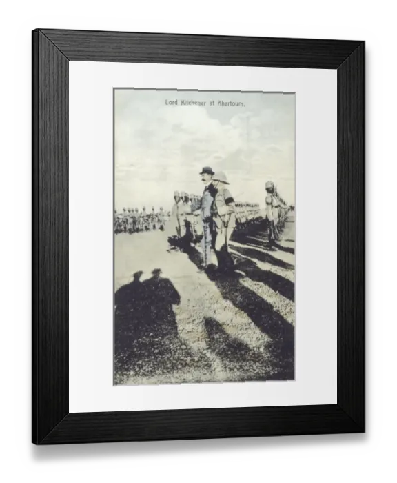 Framed Print : Lord Kitchener in Khartoum, Sudan Framed Print : Lord Kitchener in Khartoum, Sudan