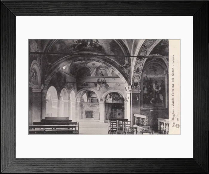 Framed Print : Santa Caterina del Sasso chapel Framed Print : Santa Caterina del Sasso chapel