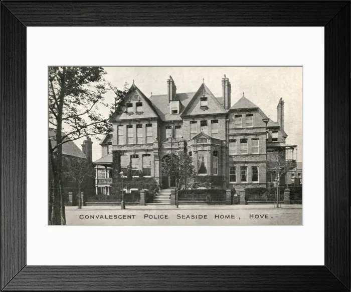 Framed Print : Convalescent Police Seaside Home, Hove, East Sussex Framed Print : Convalescent Police Seaside Home, Hove, East Sussex