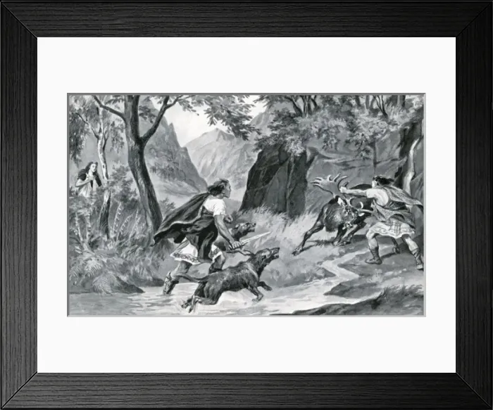 Framed Print : Deirdre and Naisi Framed Print : Deirdre and Naisi