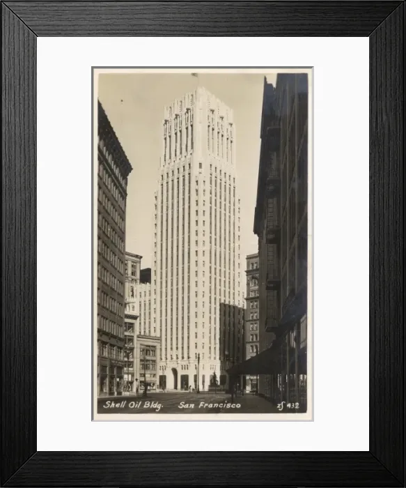 Framed Print : Shell OIl Building, San Francisco, USA Framed Print : Shell OIl Building, San Francisco, USA