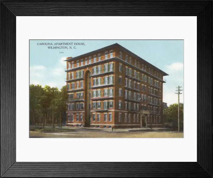 Framed Print : Carolina Apartment House, Wilmington Framed Print : Carolina Apartment House, Wilmington