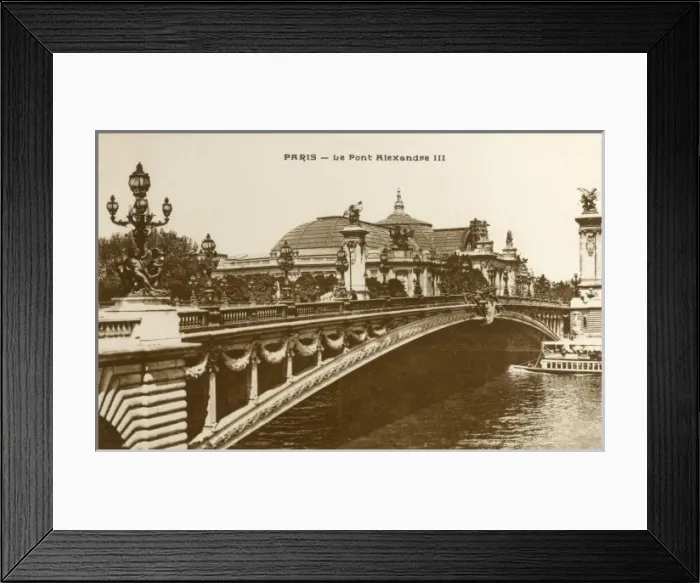 Framed Print : Paris, France - Pont Alexandre III Framed Print : Paris, France - Pont Alexandre III