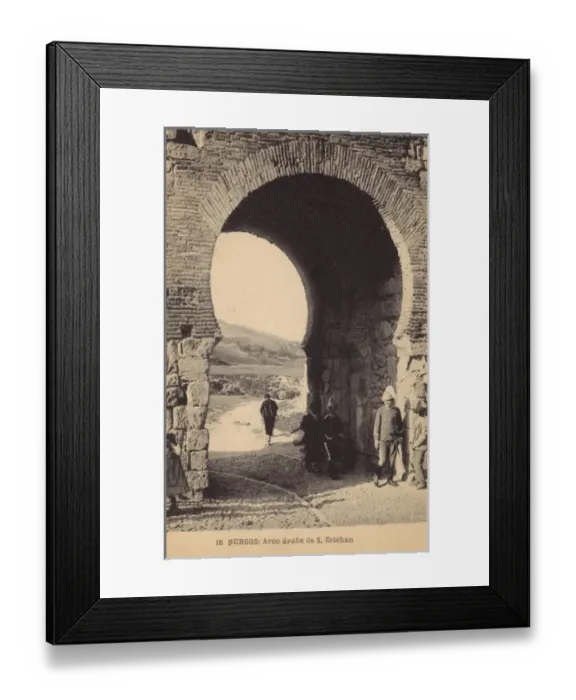 Framed Print : Burgos, Spain - Arco de San Esteban Framed Print : Burgos, Spain - Arco de San Esteban