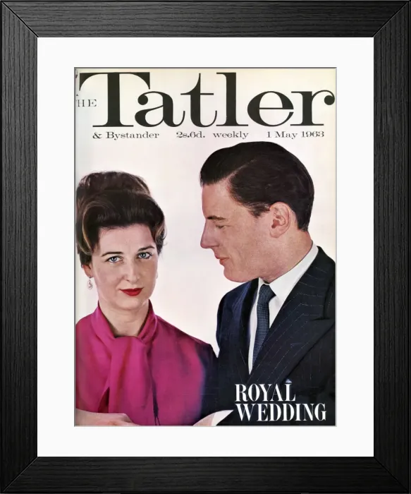 Framed Print : Royal Wedding 1963 - Tatler front cover Framed Print : Royal Wedding 1963 - Tatler front cover
