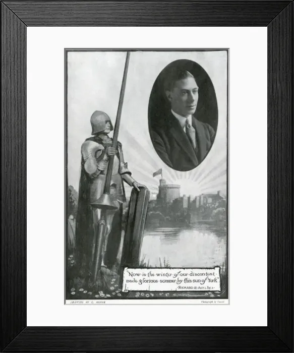 Framed Print : Royal Wedding 1923 - Duke of York Framed Print : Royal Wedding 1923 - Duke of York