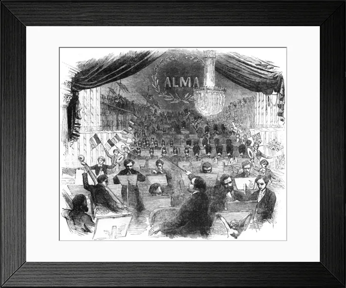 Framed Print : Jullien Covent Garden Concert, 1855 Framed Print : Jullien Covent Garden Concert, 1855