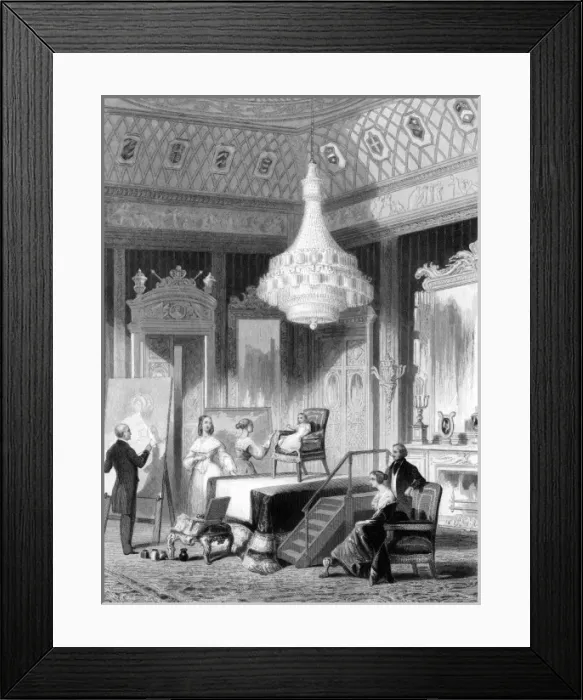 Framed Print : The Princess Royal sits for a portrait Framed Print : The Princess Royal sits for a portrait