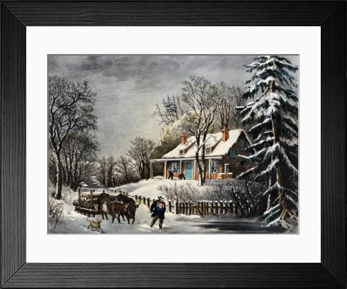Framed Print : The Snow-Storm Framed Print : The Snow-Storm