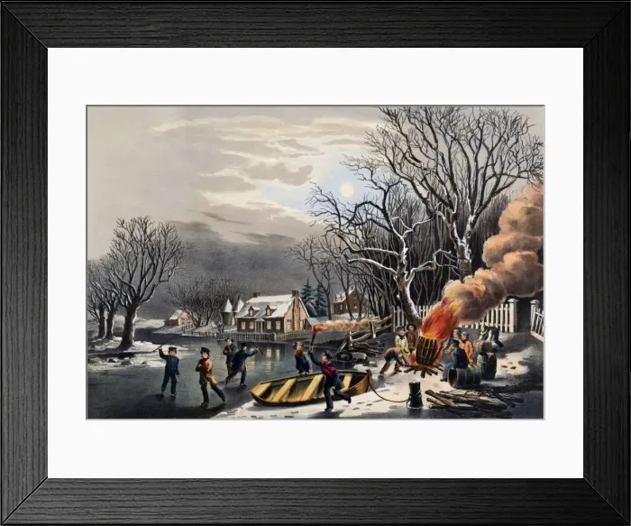 Framed Print : Winter Evening Framed Print : Winter Evening