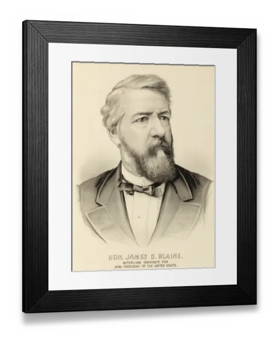 Framed Print : Hon. James G. Blaine Framed Print : Hon. James G. Blaine