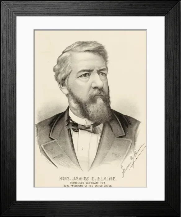 Framed Print : Hon. James G. Blaine Framed Print : Hon. James G. Blaine