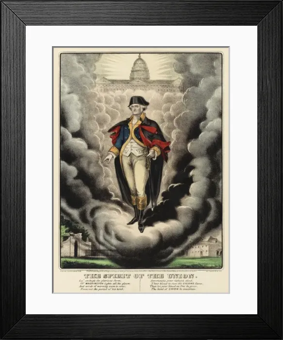 Framed Print : George Washington, the Spirit of the Union Framed Print : George Washington, the Spirit of the Union