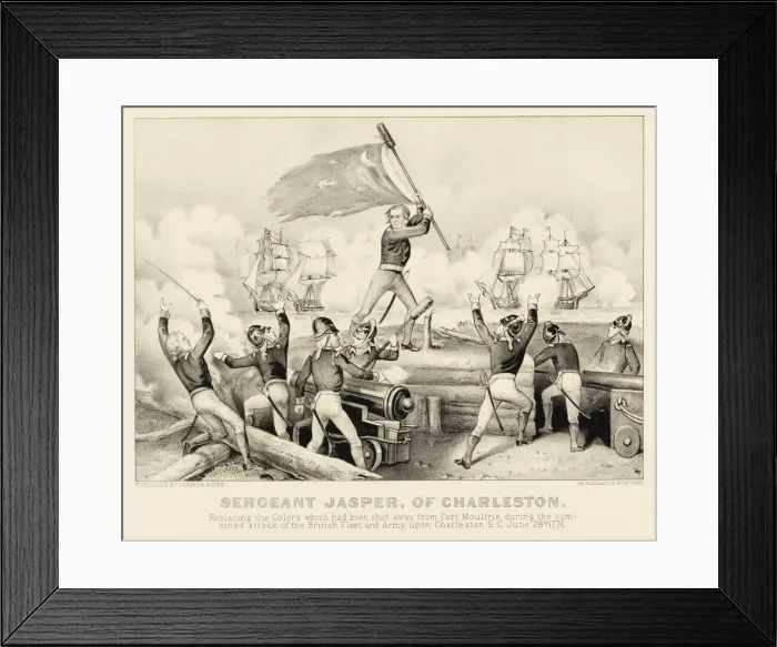 Framed Print : Sergeant Jasper, of Charleston Framed Print : Sergeant Jasper, of Charleston