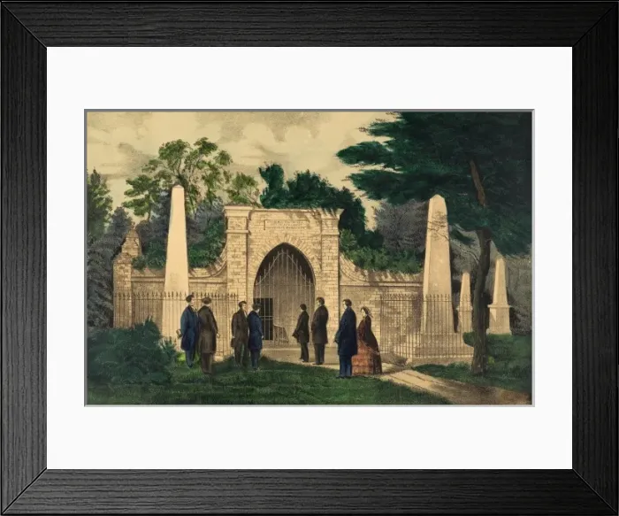 Framed Print : The Prince of Wales at the Tomb of George Washington, Oct. 1 Framed Print : The Prince of Wales at the Tomb of George Washington, Oct. 1