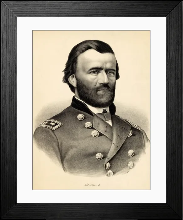 Framed Print : General Ulysees S. Grant Framed Print : General Ulysees S. Grant