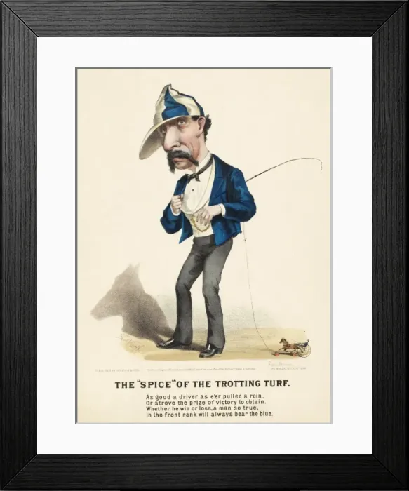 Framed Print : The Spice of the Trotting Turf Framed Print : The Spice of the Trotting Turf