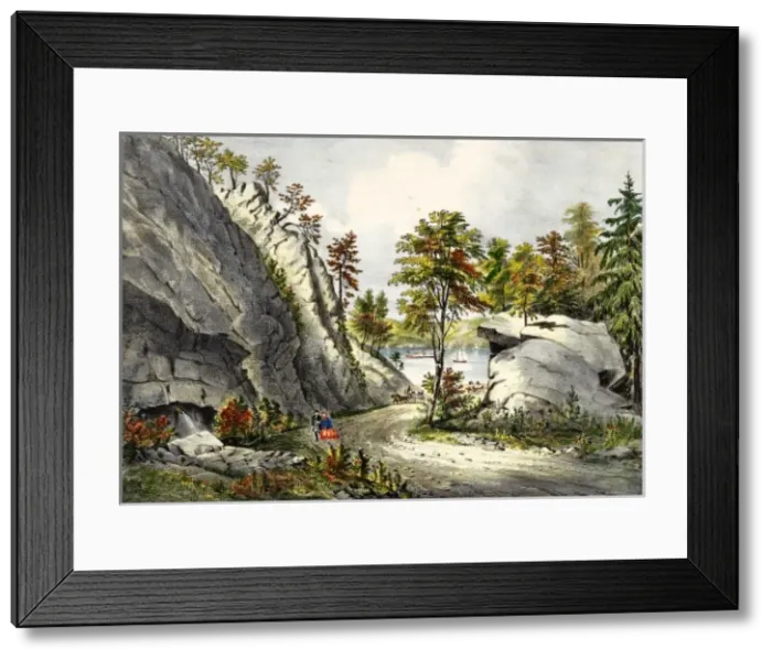 Framed Print : The Mountain Spring. Near Cozens Dock, West Point Framed Print : The Mountain Spring. Near Cozens Dock, West Point