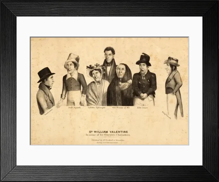Framed Print : Dr. William Valentine Framed Print : Dr. William Valentine