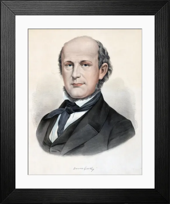 Framed Print : Horace Greeley Framed Print : Horace Greeley