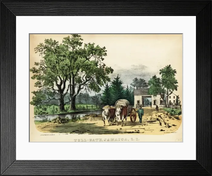 Framed Print : Toll - Gate, Jamaica, Long Island Framed Print : Toll - Gate, Jamaica, Long Island