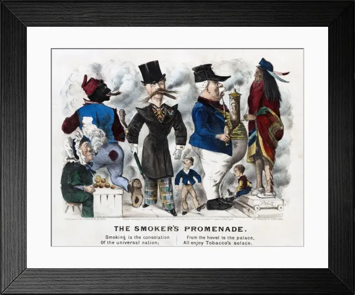 Framed Print : The Smokers Promenade Framed Print : The Smokers Promenade
