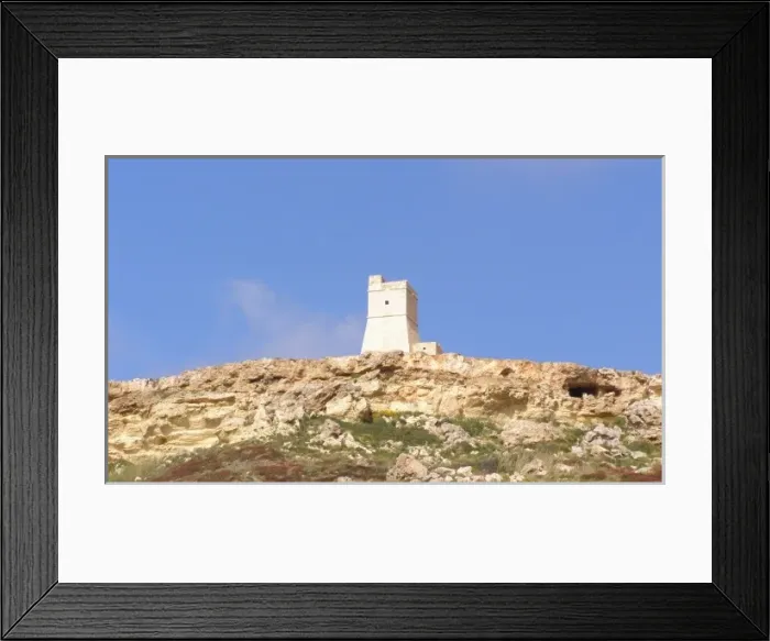 Framed Print : Maltese watch-tower Framed Print : Maltese watch-tower
