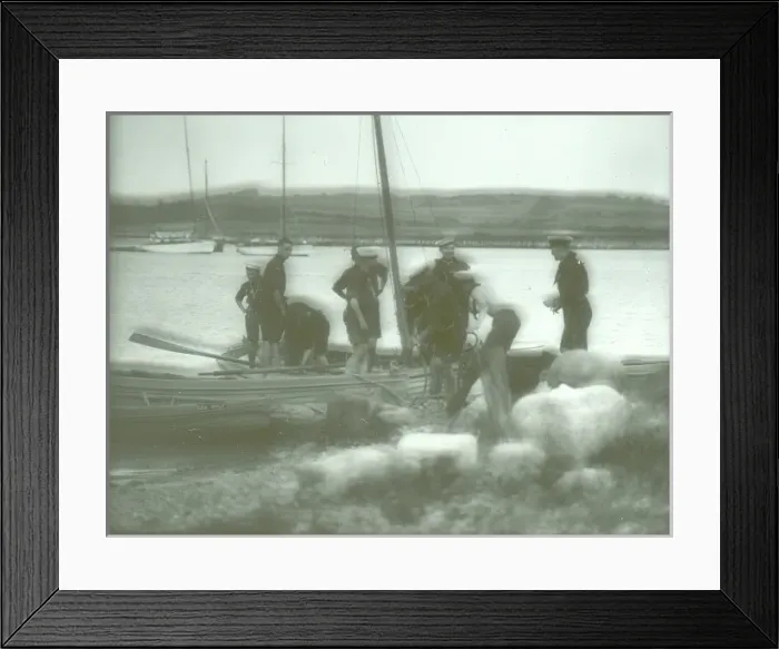Framed Print : Sea Scouts coming ashore Framed Print : Sea Scouts coming ashore