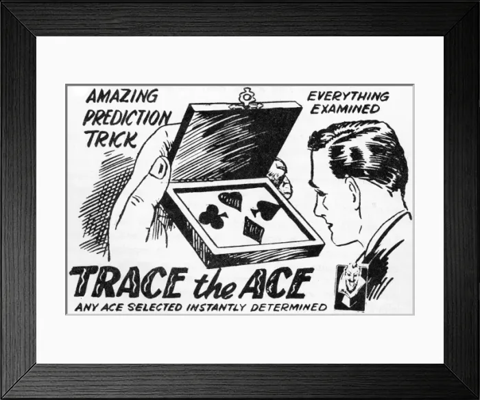 Framed Print : Trace the Ace Framed Print : Trace the Ace