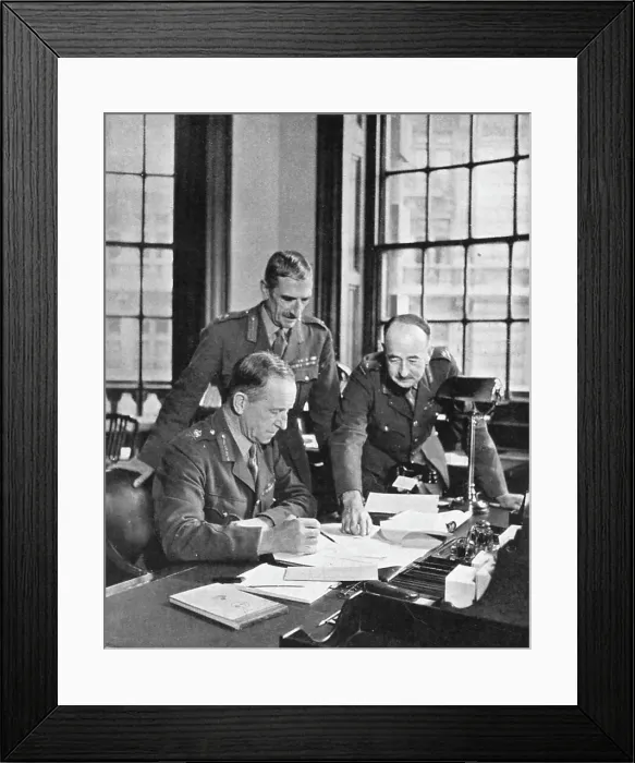 Framed Print : Quartermaster General - Sir Walter Venning, 1939 Framed Print : Quartermaster General - Sir Walter Venning, 1939