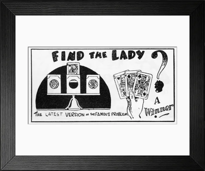 Framed Print : Find the Lady Framed Print : Find the Lady