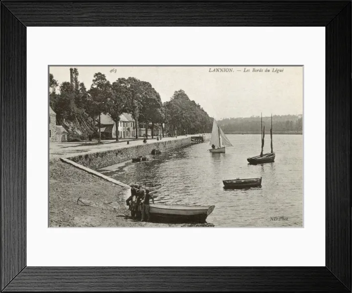 Framed Print : Lannion on the River Legue, France Framed Print : Lannion on the River Legue, France