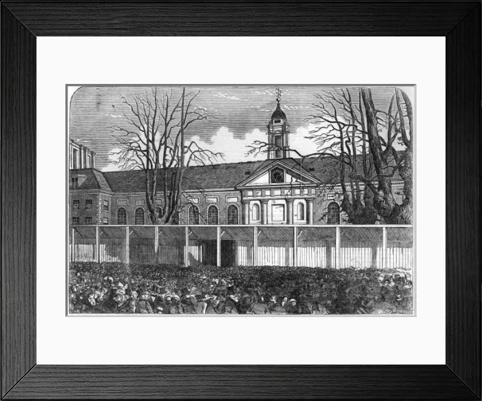 Framed Print : Chelsea Hospital, lying-in-state of Duke of Wellington Framed Print : Chelsea Hospital, lying-in-state of Duke of Wellington