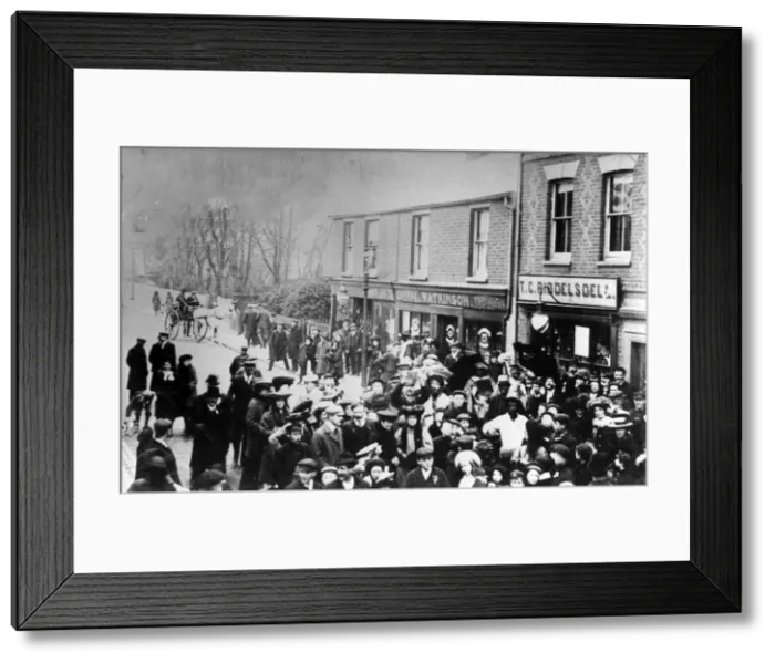 Framed Print : Street scene during carnival, Walton on the Naze, Essex Framed Print : Street scene during carnival, Walton on the Naze, Essex